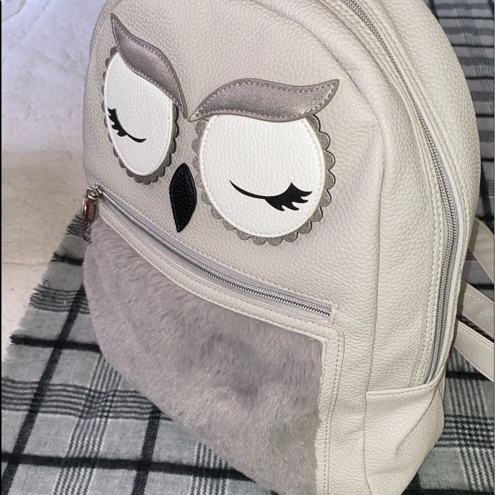 betsey johnson owl backpack